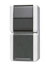 Jung 876W Steckdose mit Wechselschalter WG800