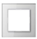 Jung AC581GLWW Rahmen 1-fach, A-Creation-Glas alpinweiss ***RESTPOSTEN***