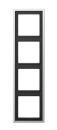 Jung AL2984 Rahmen 4-fach aluminium LS990 ***RESTPOSTEN***