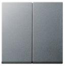 Gira 029526 System 55 Serienwippe Farbe Aluminium lackiert