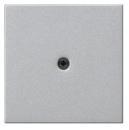 Gira 027426 System 55 Abdeckung für Schnurableitung und Fernmeldeverbinderdose Farbe Aluminium lackiert