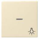 Gira 067401 System 55 Kontrollwippe und Symbol Licht Cremeweiß glänzend ***RESTPOSTEN***