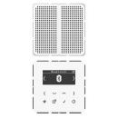 Jung DABCD1BTWW Smart Radio DAB+ mit Bluetooth-Set Mono, alpinweiss