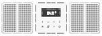 Jung DABCD2WW Smart Radio DAB+ Stereo-Set, alpinweiss