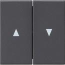 Gira System 55 anthrazit, Wippe Jalousie 029428