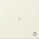 Gira 367401 System 55 Kontrollwippe und Symbol Licht Cremeweiß glänzend