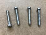 Hager Schrauben Set ZZ40B, 4x Schraube für Feld-, Zählerschrankbefestigung