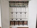 F-tronic Zählerschrank 7x 3.HZ Zählerfeld + 1x TSG, 4-feldrig, Bauhöhe: 1400mm