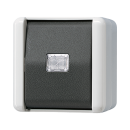 Jung 833W Taster 1-pol. Wechsler mit N-Klemme WG800