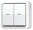 Jung AP600 reinweiß Jalousieschalter 10 AX 250 V ~ 609VAWW