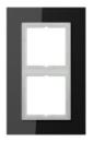 Jung LSP982GLSW Rahmen 2-fach Glas schwarz LS plus ***RESTPOSTEN***