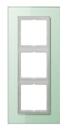 Jung LSP983GLAS Rahmen 3-fach Glas mattweiss LS plus ***RESTPOSTEN***