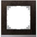 Merten MEG4010-3671 Rahmen Decor 1-fach System M Wenge/aluminium
