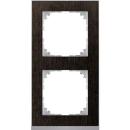 Merten MEG4020-3671 Rahmen Decor 2-fach System M Wenge/aluminium