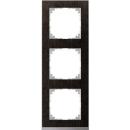 Merten MEG4030-3671 Rahmen Decor 3-fach System M Wenge/aluminium
