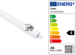 TeMo T&More® LED-Feuchtraumleuchte 24W 2750lm 4000K, 150cm, IP65, EEC: E (2410255TEM)