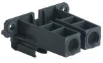 Hager UZ04A1 Haubenturm doppelt, universZ, niedrig, mit Schrauben