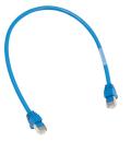 Hager ZZ45WAN200 Patch-Leitung mit 2xRJ45 Stecker für WAN-Anwendung, Farbe blau, Länge 2 m
