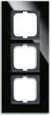 Busch-Jaeger 1723-825 Rahmen 3-fach carat Glas schwarz