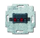 Busch-Jaeger Stereo-Lautsprecher-Anschlussdose 0248/05-101 schwarz